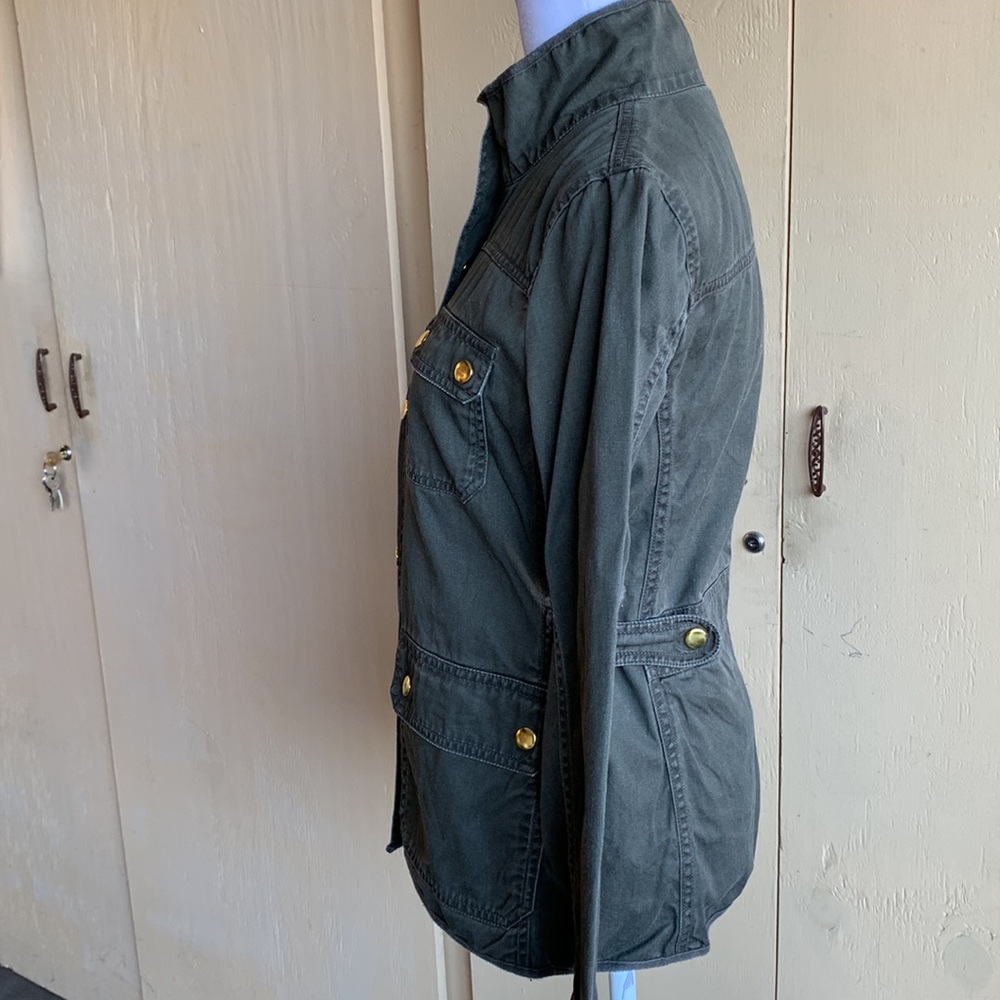 J Crew Sz XS Olive Green Field Jacket - Picture 4 of 9